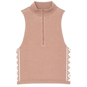 NWT!! PINK Victoria's Secret Sleeveless Half Zip Tank Top. Size S